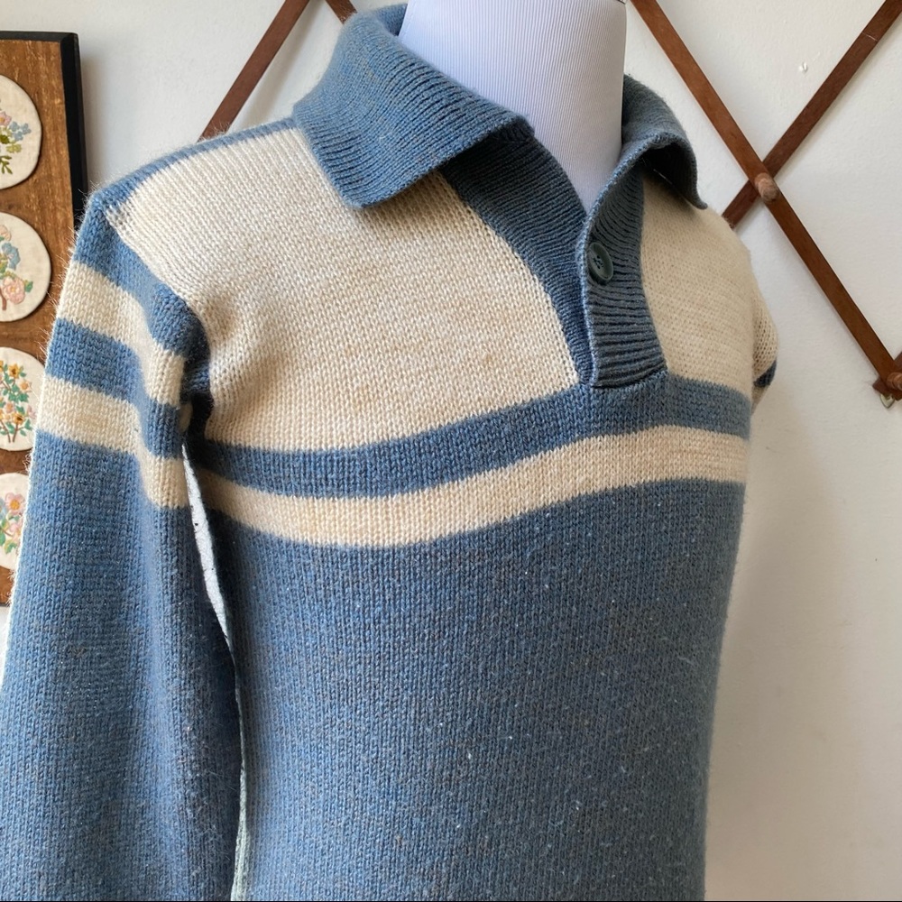 Vintage 1960s 1970s Knit Sweater - Picture 12 of 16